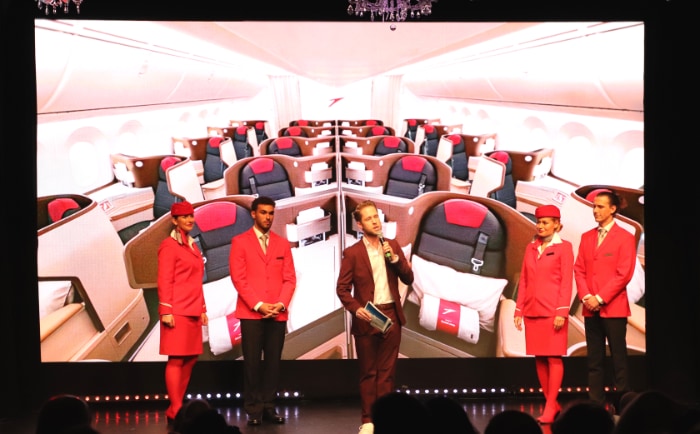 Auch der "Dreamliner" landete (virtuell) im Vindobona. © Martin Dichler Auch der "Dreamliner" landete (virtuell) im Vindobona. © Martin Dichler