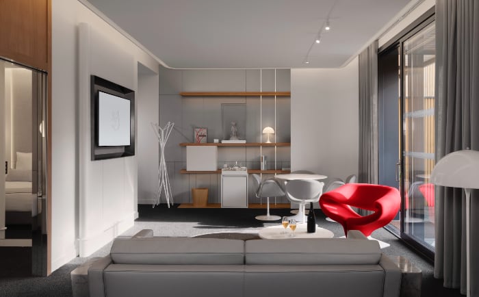 Suite im neuen Lounge-Bereich. &copy; Air France