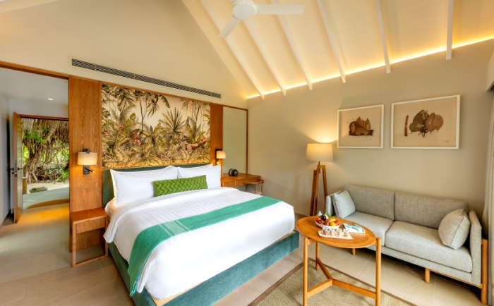 Beispiel für ein Zimmer im Malediven-Resort. &copy; Atmosphere Core