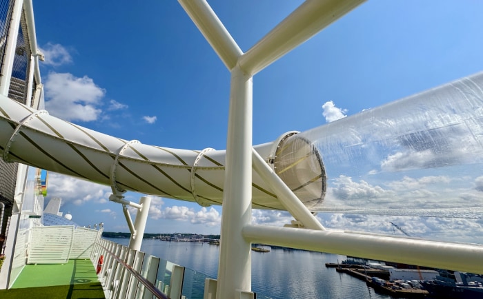 Auch drei Wasserrutschen gibt es an Bord der Aida Nova. &copy; ReiseInsider