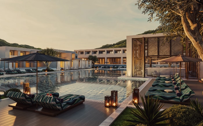 Stylishes Amoh Resort auf Rhodos. &copy; Wavemaker Hospitality