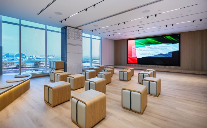 Die Wejhaty Lounge für Mitarbeitende. &copy; Emirates