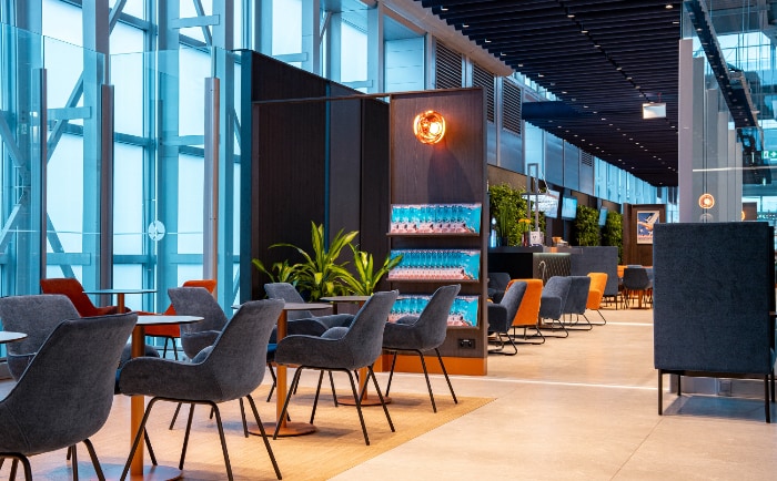 Die Polonez Lounge am Flughafen Warschau. &copy; LOT Polish Airlines