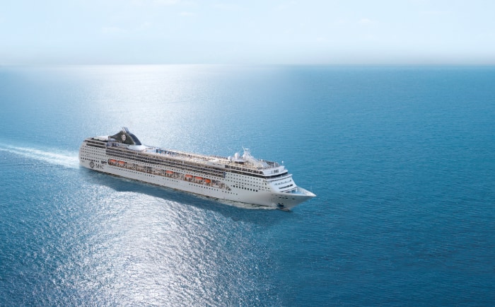 Die relativ kleine MSC Opera. &copy; MSC Cruises