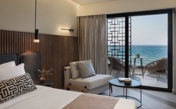 Zimmerbeispiel des Rocca a Mare Heraklion. &copy; Accor
