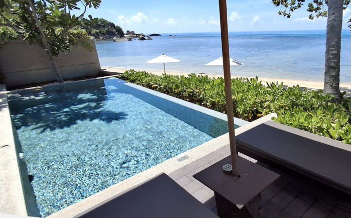 Beachvilla mit Pool und Strandzugang. &copy; Martin Dichler