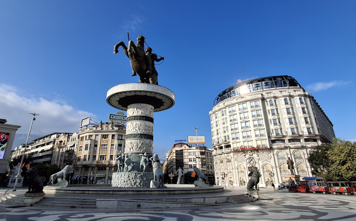 Skopje - kitschig und schön. © Martin Dichler Skopje - kitschig und schön. © Martin Dichler