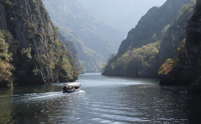 Die Matka Schlucht - ein Naturwunder in der Nähe von Skopje. © Martin Dichler Die Matka Schlucht - ein Naturwunder in der Nähe von Skopje. © Martin Dichler
