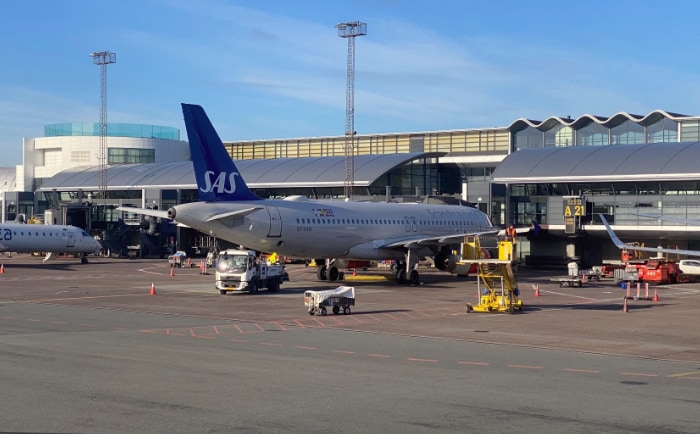 Flugzeug von SAS am Drehkreuz Kopenhagen. © ReiseInsider Flugzeug von SAS am Drehkreuz Kopenhagen. © ReiseInsider