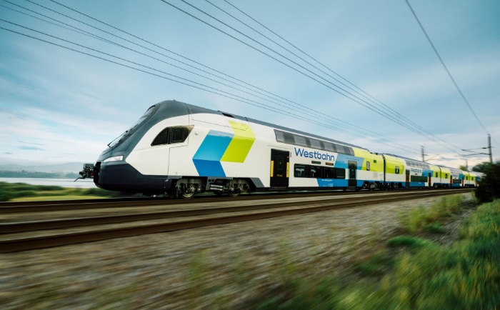 Die neuen Züge sind bis zu 200 Stundenkilometer schnell. &copy; Westbahn Management GmbH/Zinell
