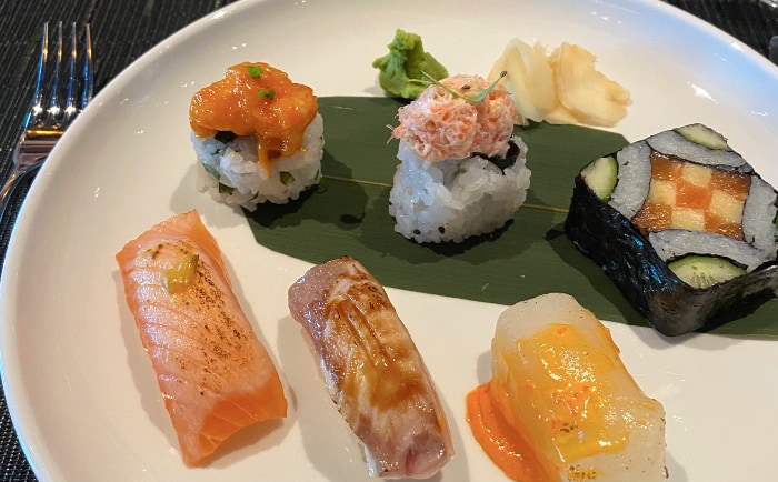 Köstliches Sushi. &copy; Brigitte Jafarmadar