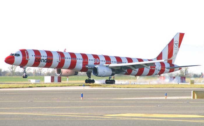 Die letzte Landung einer Condor Boeing 757 in Wien. © Thomas Ramgraber Die letzte Landung einer Condor Boeing 757 in Wien. © Thomas Ramgraber