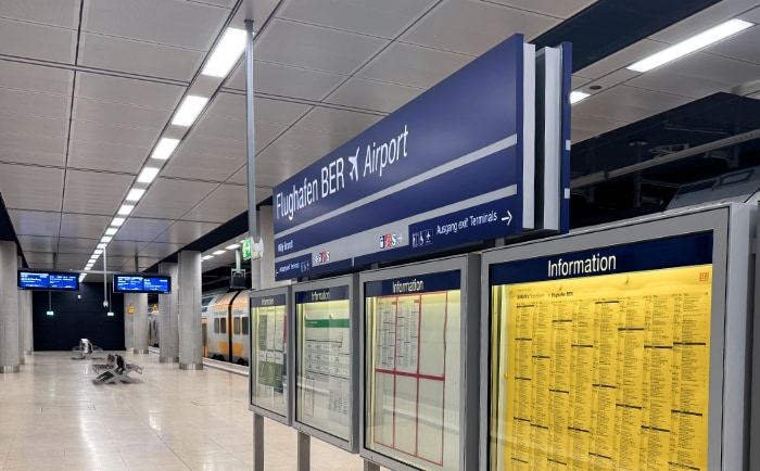 Bahnhof am Flughafen BER. &copy; ReiseInsider