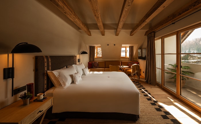 Zimmerbeispiel aus dem Castel Badia. &copy; Castel Badia