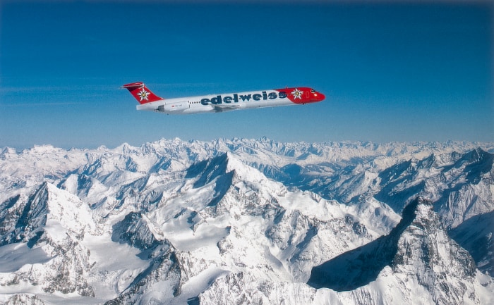 Die Geschichte von Edelweiss startete mit der McDonnell Douglas MD-83. &copy; Edelweiss