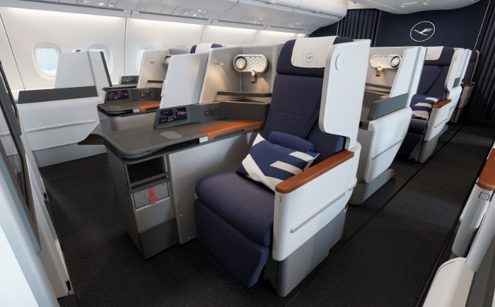 Die neue Business Class im Airbus A380 von Lufthansa. &copy; Lufthansa