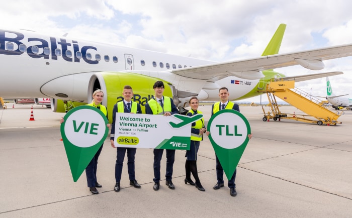 Air Baltic: Wiederaufnahme der Flüge nach Tallinn. © Flughafen Wien Air Baltic: Wiederaufnahme der Flüge nach Tallinn. © Flughafen Wien