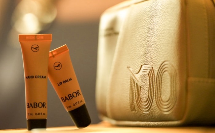 Babor ist künftig auf Lufthansa-Flügen zu finden. © Lufthansa Babor ist künftig auf Lufthansa-Flügen zu finden. © Lufthansa