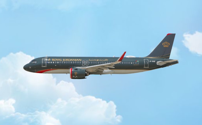 Airbus A320neo in den Farben von Royal Jordanian. &copy; Royal Jordanian Airlines