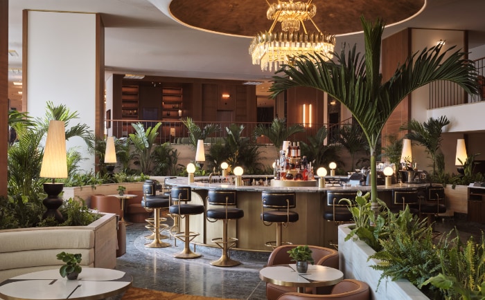 Die klassische Athenian Lounge. &copy; 2026 Hilton