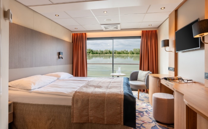 Eine Kabine der Rhein Symphonie. © Nicko Cruises Eine Kabine der Rhein Symphonie. © Nicko Cruises