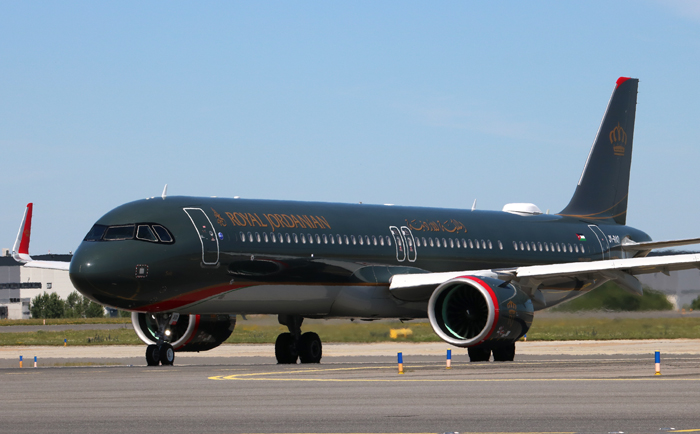 Airbus A321neo von Royal Jordanian. &copy; Martin Dichler