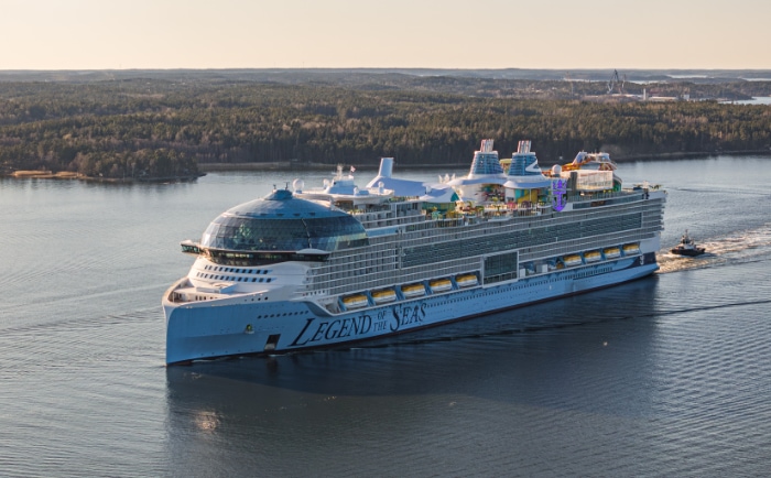 Die Legend of the Seas von Royal Caribbean. © Royal Caribbean International Die Legend of the Seas von Royal Caribbean. © Royal Caribbean International