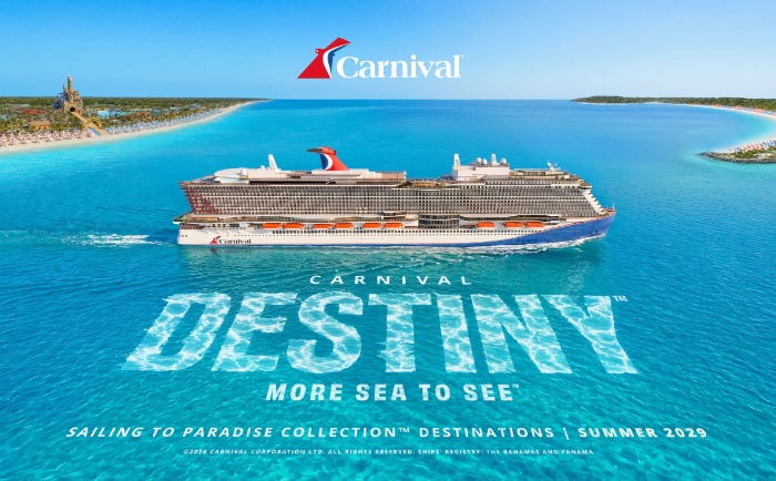 Alter Name, neues Schiff: Carnival Destiny. © Carnival Cruise Line Alter Name, neues Schiff: Carnival Destiny. © Carnival Cruise Line