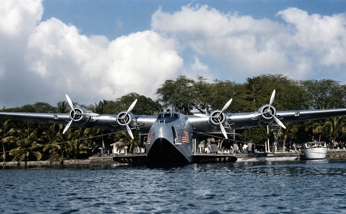Die legendären Pan-Am-Flugboote waren unter anderem in der Karibik unterwegs. © Public Domain Die legendären Pan-Am-Flugboote waren unter anderem in der Karibik unterwegs. © Public Domain