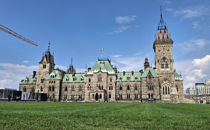 Der Parliament Hill in Ottawa ist gerade eine Großbaustelle. © Martin Dichler Der Parliament Hill in Ottawa ist gerade eine Großbaustelle. © Martin Dichler