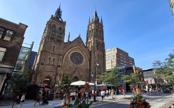 Die Basilika Notre Dame - das Wahrzeichen von Montreal. © Martin Dichler Die Basilika Notre Dame - das Wahrzeichen von Montreal. © Martin Dichler