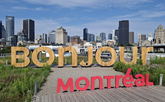 Vom Hafen hat man einen guten Blick auf Montreal. © Martin Dichler Vom Hafen hat man einen guten Blick auf Montreal. © Martin Dichler