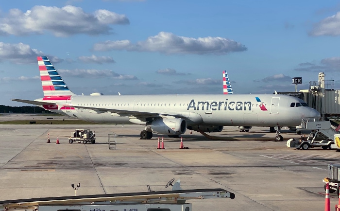 Airbus A321 von American Airlines. © ReiseInsider Airbus A321 von American Airlines. © ReiseInsider