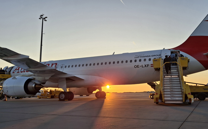 Bereits bei Sonnenaufgang ging es zum Starlink-Test in Richtung Berlin. © Martin Dichler Bereits bei Sonnenaufgang ging es zum Starlink-Test in Richtung Berlin. © Martin Dichler