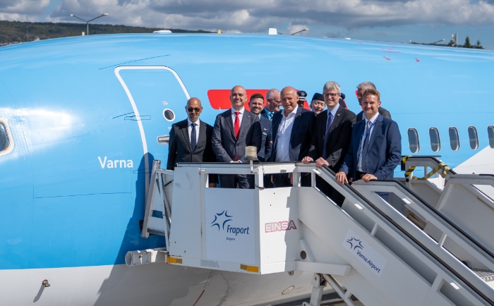 Eine TUI-Airline-Boeing wurde neulich auf den Namen "Varna" getauft. © TUI Eine TUI-Airline-Boeing wurde neulich auf den Namen "Varna" getauft. © TUI