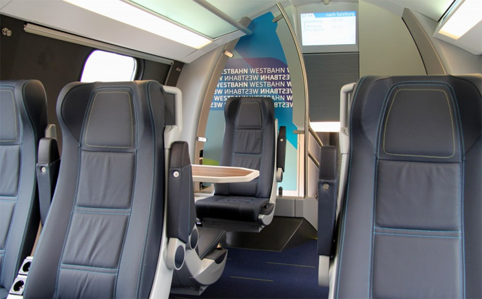 Die Westbahn ermöglicht kostenlose Sitzplatzreservierung. &copy; WESTbahn Management GmbH